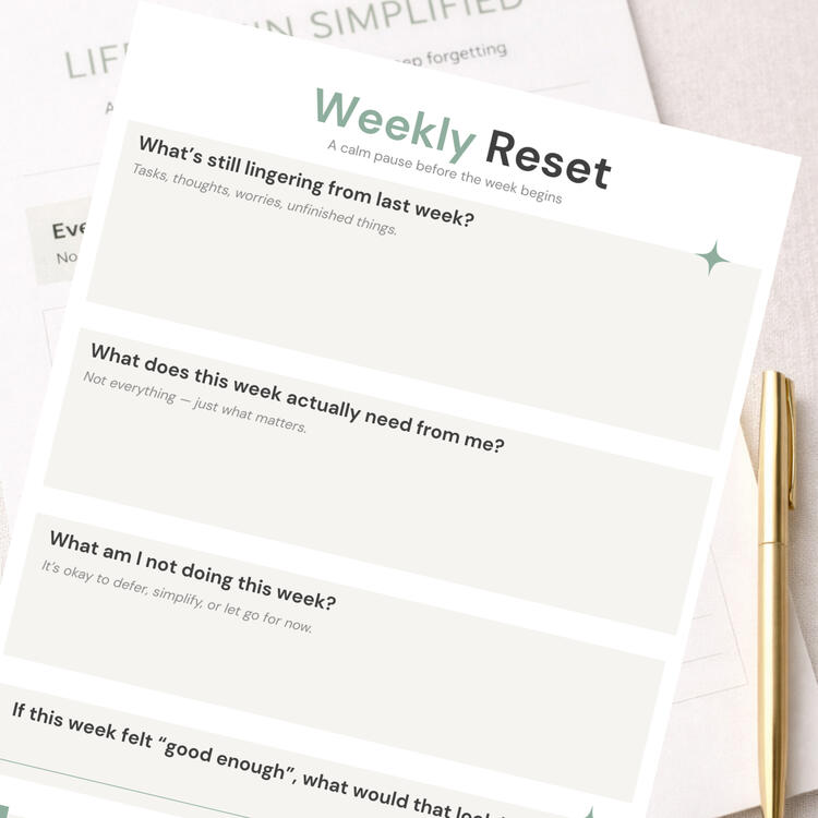 Weekly Reset