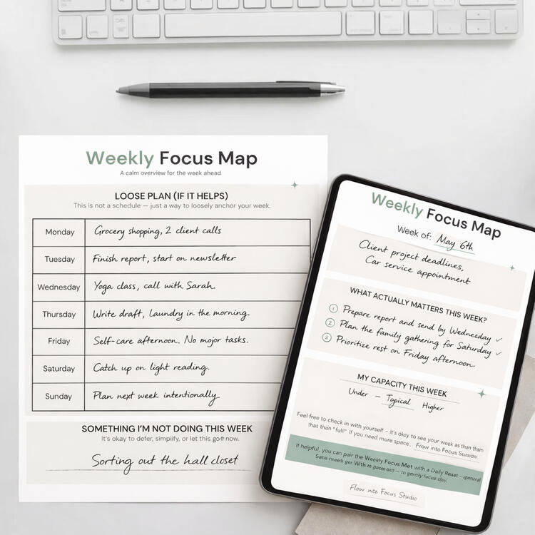 Weekly Focus Map