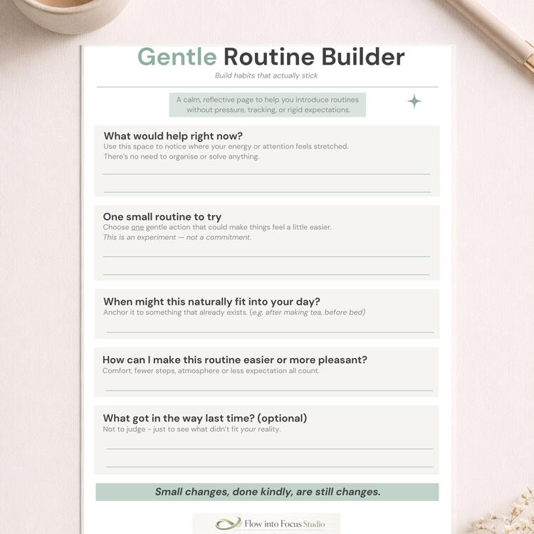 Gentle Routine Builder
